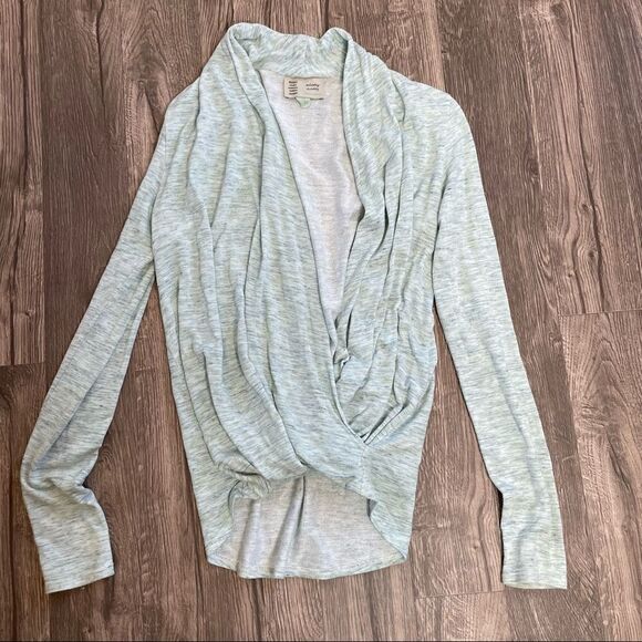 ANTHROPOLOGIE Saturday/Sunday Elsa Marled Pullover Wrap Sweater - Picture 8 of 8